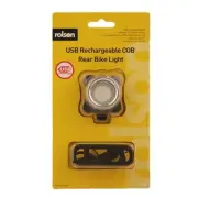 Bicycle Rear Red LIGHT COB USB Chargeable Light