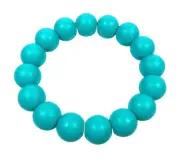 Lil' Jumbl BPA Free Baby Teething Bracelet BT002 Turquoise