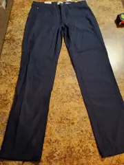Ben Sherman 32x32 Mens Cave Stretch Polyester Blue Dress Pants NWT