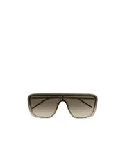 Saint Laurent Eyewear Shield-Frame Sunglasses One size Brown