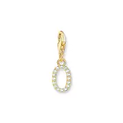 Buy Charm Pendant letter O gold plated by Thomas Sabo online - THOMAS SABO Australia