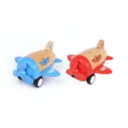 Wanborns Wooden Racer Plane Propellor Toy Blue and Red Kids/Children 18m+