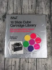 Kalt 16 Slide Cube Cartridge Library for Bell & Howell Slide Cube Projector NEW!