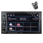 Touch Screen Stereo Radio Bluetooth Car MP5 Video Player USB AUX 2DIN Head Unit (for: Honda Civic)