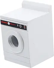 TOYANDONA 1pc Mini Washing Machine Small Washing Machine Mini Mini Dryer House Dryer Machine Decorative Washer Model Mini House Washer Washing Machine Model Cloth White