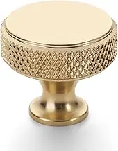 10 Pack Gold Knurled Cabinet Knobs Kitchen Cabinet Handles for Drawer Dresser, Cupboard and Wardrobe ZH0036