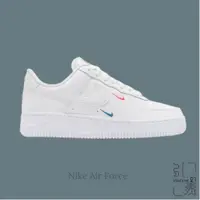 在飛比找蝦皮商城優惠-NIKE AIR FORCE 1 07ESS 全白雙勾 刺繡