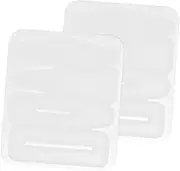 DOITOOL 2pcs Silicone Hairpin Mold for DIY Epoxy Crafts Easy Demold Hairpin Maker Flexible Durable Moulds for Custom Hair Accessories