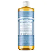 Dr. Bronner's All-one Pure-Castile Liquid Soap - Baby Unscented 946ml