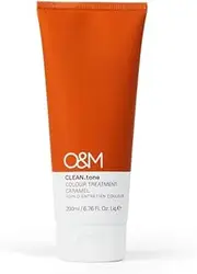 O&M CLEAN.tone Caramel Colour Treatment For Blonde To Very Light Blonde Hair- 200ml- Clean From Sulfates, Parabens, Silicones, MIT, Phthalates,Triclosan, Propylene Glycol & Gluten, PETA Certified, Vegan and Cruelty Free