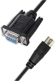 9 Pin DB9 Female to 8-pin MI-N Din RS232 Serial PC Communication Cable for Camera VC-C3 VC-C4 VC-C4R(2.98M,Molded Type)