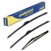 Jeep Compass Windshield Wiper Blades Set 24" 18" 10" 3-Pack 2018-2022