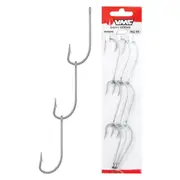 3 Sets of 3 VMC Chemically Sharpened Gang Hooks Permasteel Coated