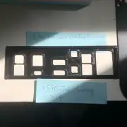 Asus X570-Tuf Gaming Wifi IO Shield, 3D Printed, I/O Plate
