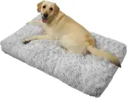 Small Dog & Cat Breeds Beds Crate Mat Plush & Fluffy Anti-Slip Pet Sleeping pad