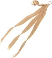 NULYLU Braid Wig Hair Extensions Decoration Wrap Around Ponytail Extension Hair Extensions for Braids Braided Wigs Synthetic Braided Ponytail Extension Fake Ponytail for Women