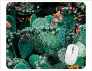 Cactus Computer Non Slip Custom Mouse Pad Handmade