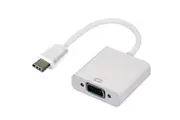 Astrotek Thunderbolt USB 3.1 Type C (USB-C) to VGA Adapter Converter Male to Female for Apple Macbook Chromebook Pixel White