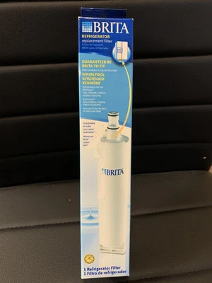 Brita Refrigerator Replacement Filter WPRF100 NIB Whirlpool KitchenAid Kenmore