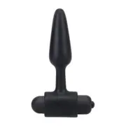 In A Bag 3" Vibrating Butt Plug - Black