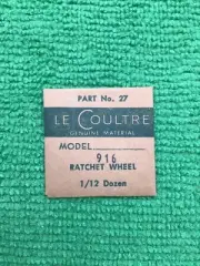 Jaeger LeCoultre Ratchet Wheel Cal. 916 Part 415 27, NOS