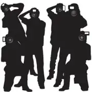 Hollywood Paparazzi Wall Decorations Insta-Theme Props 2pk