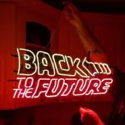 Back To The Future Arcade Video Game 24"x12" Neon Light Sign Lamp Bar Wall Decor