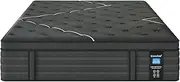 [Slecofom] Extra Firm King Mattress, 14 Inch King Mattress, Hybrid Mattress in a Box with Foam Encased Edge Line, Firm Edge Support,Cool Sleep & Pressure Relief, with Motion Isolation
