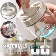 Seasoning Box Jar Bottle Retractable Spoon SaltSugar Container Dispenser ZR