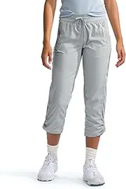 [THE NORTH FACE] Women's Aphrodite Motion Capri Pants (Standard and Plus Size), High Rise Grey, 3X-Large