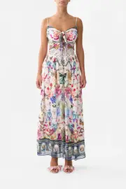 DOUBLE TIE FRONT DRESS MONSERRATE MAGIC