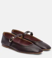 [Le Monde Beryl] Le Monde Béryl Leather Mary Jane ballet flats EU 42 brown