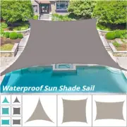 Outdoor Sun Shade Sail Canopy Rectangle Sand Uv Block Sunshade For Backyard Deck