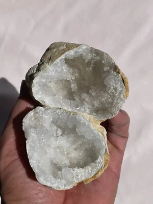 Moroccan Quartz Geode Pair (70mm) QG045