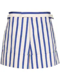 在飛比找Farfetch優惠-Bertram striped cotton shorts