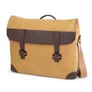 Sojourn Waxed Canvas Messenger wih Leather Trim - Original Retail $185