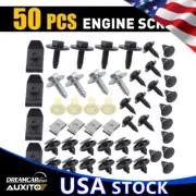 50pcs Engine Under Cover Clips Underbody Mudguard Shield Screws for Lexus Toyota (for: Lexus)