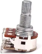 LOLIPPYY Guitar Potentiometer Dual Pot Control Audio Taper Potentiometer for Volume Tone Replacement Solid Material Easy Installation Upgrade Your Guitar Controls