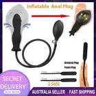 Plug Expandable Vibrator Inflatable Expander Women Butt Balloon Big Sex Toy