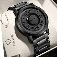 在飛比找蝦皮商城精選優惠-炫酷磁力滾珠度手錶男士黑科技感創意個性概念腕錶 手錶