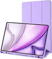 Case for Samsung Galaxy Tab S6 Lite Tablet with Pencil Holder(SM-P620N/P625N/P610/P613/P615/P619), Cover for Samsung Galaxy Tab S6 Lite 10.4 inch 2024/2022/2020 (Purple)