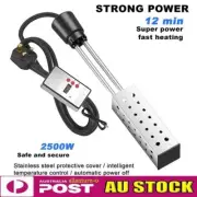 2500W Electric Heater Boiler Water Heating Elements Portable Immersion