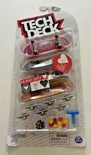 TECH DECK SK8SHOP BONUS PACK with 4 THE HEART SUPPLY MINI SKATEBOARDS