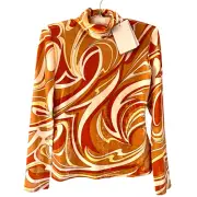 Emilio Pucci Velvet Turtleneck, NWT, IT 40