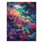 Abstract Universe Canvas Print