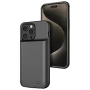 645 Battery Case for iPhone 15 Plus/15 Pro Max,5000mAh Ultra-Slim Battery Charging Power Bank Phone