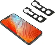 EYSOFT Webcam Cover for iPhone 13 Series, Front Camera Privacy Protector, Compatible With Face ID, 2 Pack-Silver