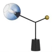 Telbix Lighting Matilda Table Lamp - Black / Antique Gold / Blue
