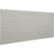 VEVOR Slatwall Panels, 121.9 x 30.48 cm Gray Garage Wall Panels (Set of 8 Panels), Heavy Duty Garage Wall Organizer Panels Display Perfect for Retail