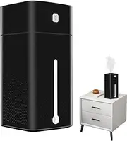 Ultrasonic Humidifier - Portable Humidifier For Car,Quiet Large Room Air Humidifier With 1L Water Tank For Large Room, Living Room